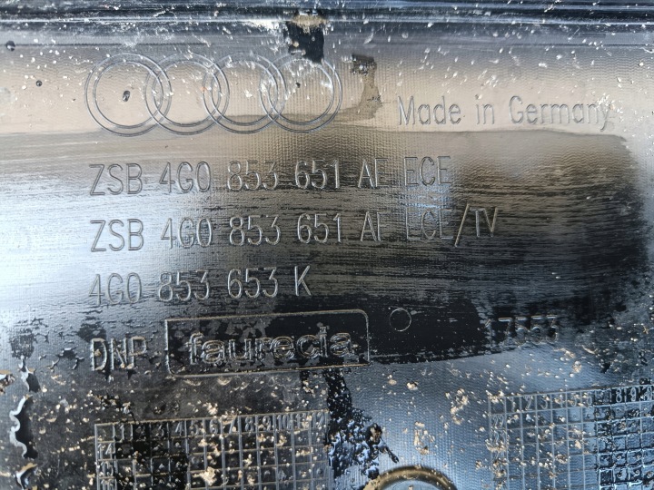AUDI A6 C7 4G0 LIFT PARE-CHOCS AVANT AVANT GRILLE 4G0807437S
