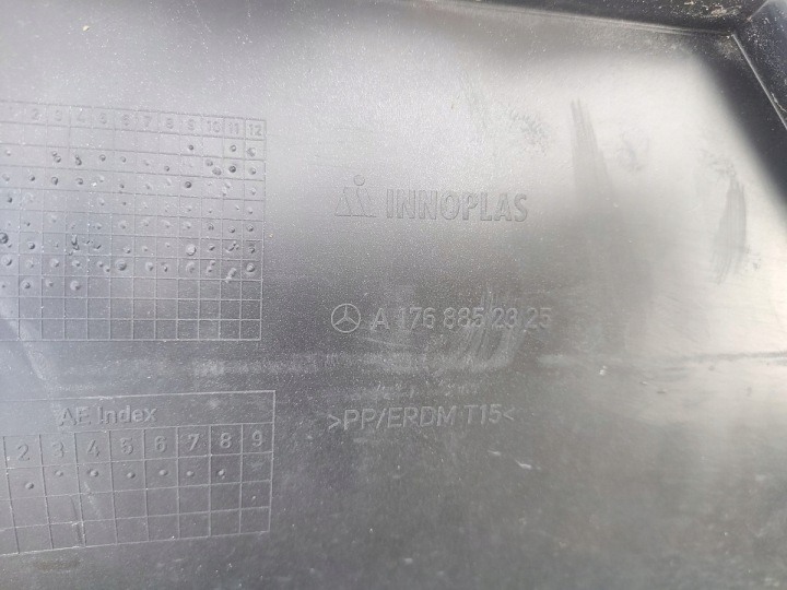 PARE-CHOCS ARRIÈRE ARRIÈRE MERCEDES A-KLASA W176 LIFT AMG 2015-2018
