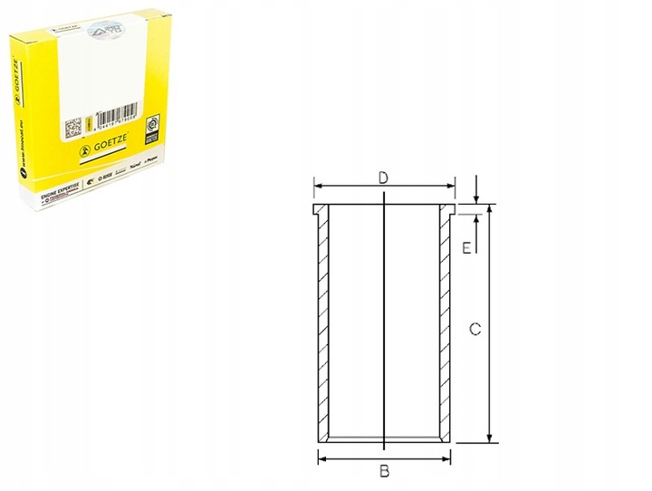 BLOQUE SILENCIOSO CYLINDROWA GOETZE ENGINE 14-020420-00 