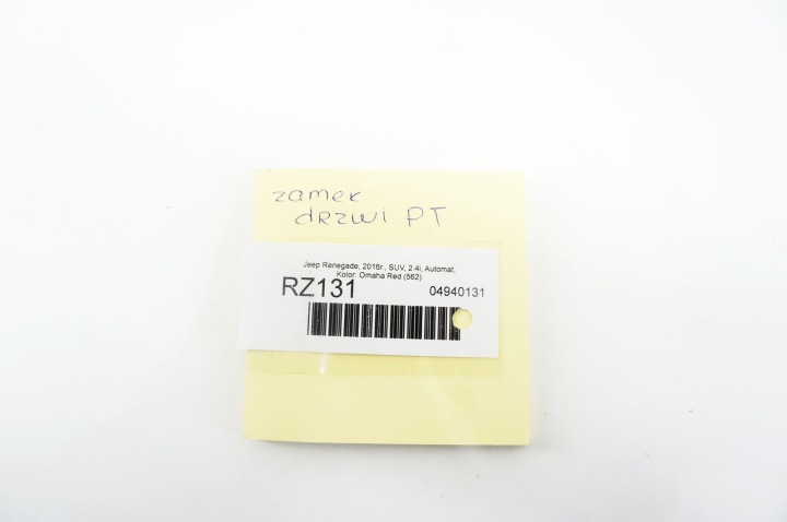 RZ131 JEEP RENEGADE SERRURE DE PORTE DROIT ARRIÈRE 40146025-003 52028384