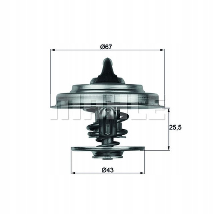 TERMOSTAT, MATERIAL DE REFRIGERACIÓN MAHLE TX 18 87D 