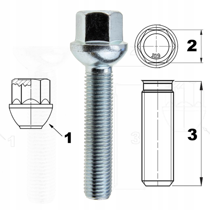 TORNILLOS SZPLIKI RUEDAS MERCEDES CLASE A W168 C W202 W203 E W124 W210 CLK SLK 