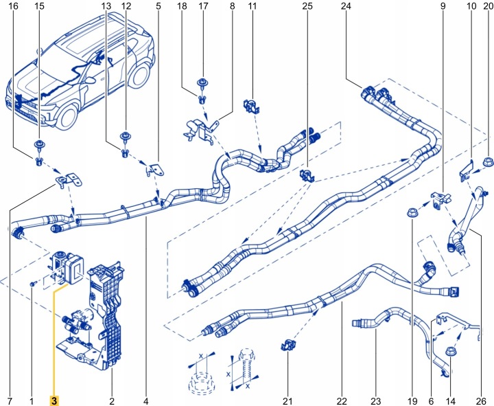 SOUPAPE EXPANSIBLE CLIMATISATION RADIATEUR DACIA DUSTER III 295E35353R