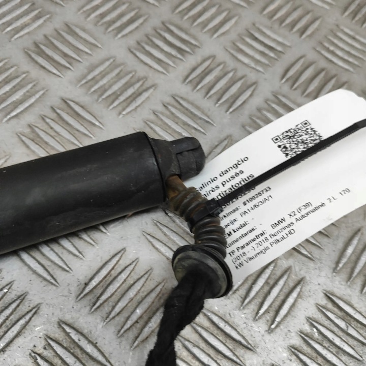 GAUCHE SERVOMOTEUR COUVERCLES DE COFFRE COUVERCLES DE COFFRE BMW 2 PIÈCES (F39) 7423847 30293296 2.0L 170KW 2018