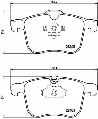 ZAPATAS HAMULC. OPEL VECTRA C 3,0 V6 CDTI 03-08 