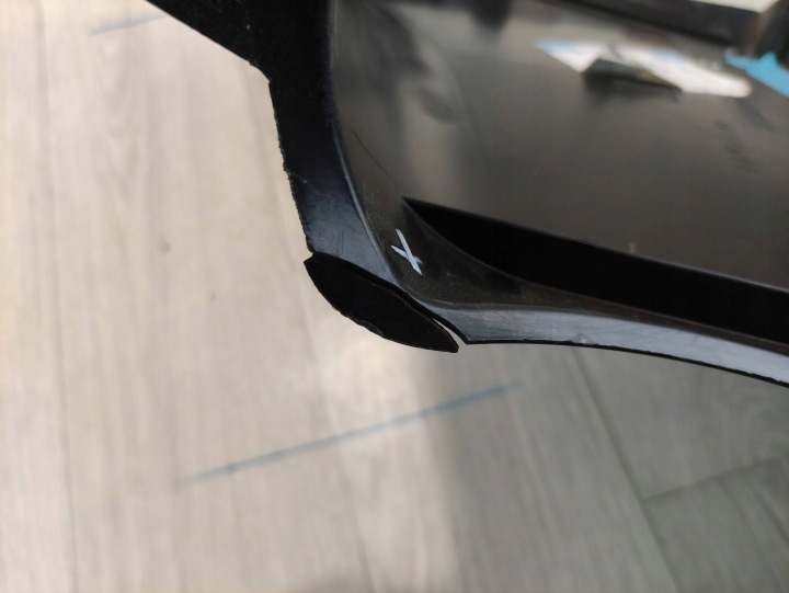 BMW 5 F10 F11 PROTECTION SOUS PARE-CHOCS ARRIÈRE 8049042