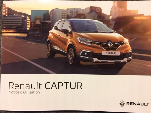 RENAULT CAPTUR FRANCUSKA LIBRO DE MANTENIMIENTO 17-19 