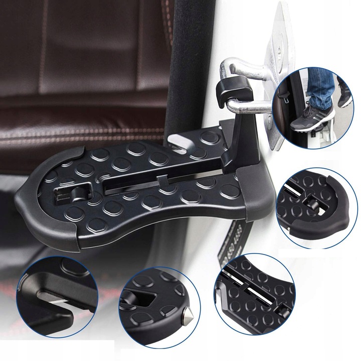 ESCALÓN PEDAL PLATAFORMA PLEGADIZO PARA COCHE DE PUERTA 