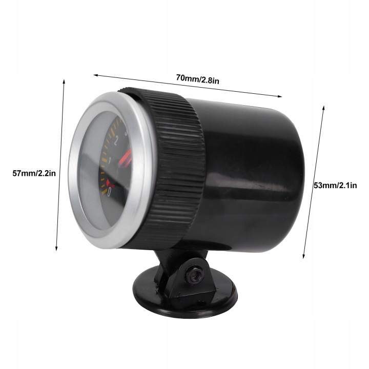 COMPTE-TOURS 52MM/2,05 POUCES 0-8000 OBR/MIN INDICATEUR PANNEAUX AVEC FIBRES JU