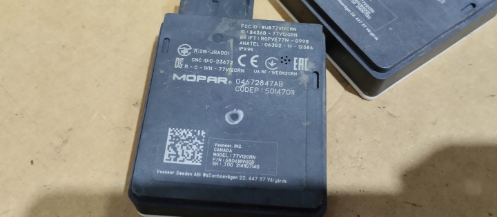 CAPTEUR MORT ZONES RADAR CAPTEUR MODULE JEEP COMPASS II 22R 04672847AB