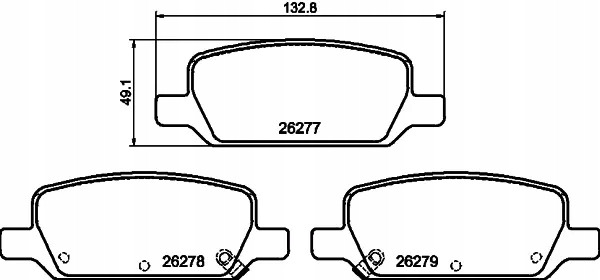 HELLA PAGID ZAPATAS DE FRENADO 8DB 355 040-951 