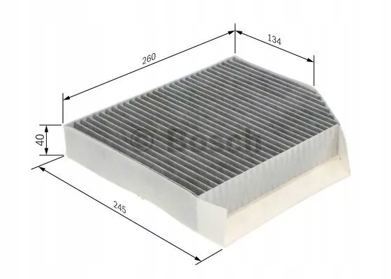 FILTRO CABINAS DB CLASE C W205 15- CON AKTYWNYM WEGLEM 