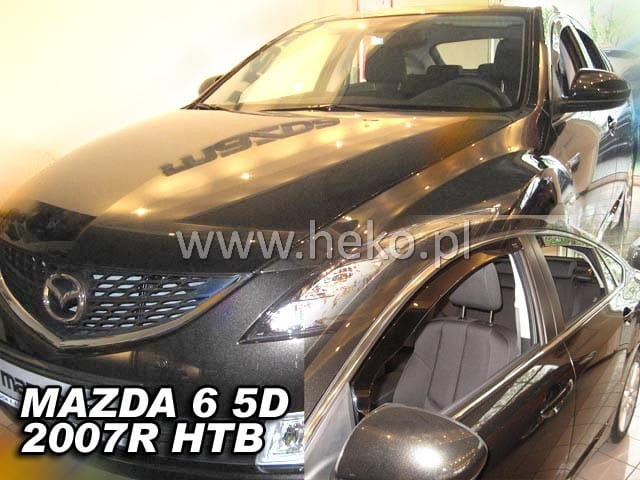 MAZDA 6 II 2007-2013R GH HTB DEFLECTORES DE PUERTA HEKO 