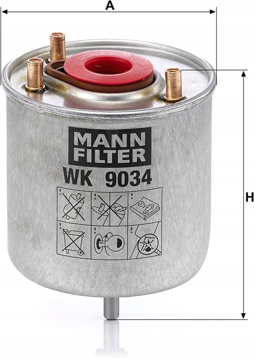 MANN-FILTER MANN-FILTER WK 9034 Z FILTRO COMBUSTIBLES 