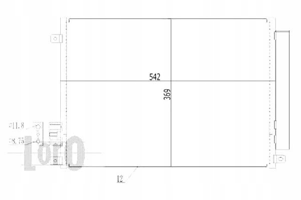 DÉSHYDRATEUR FIAT 500 016-016-0026/ABA