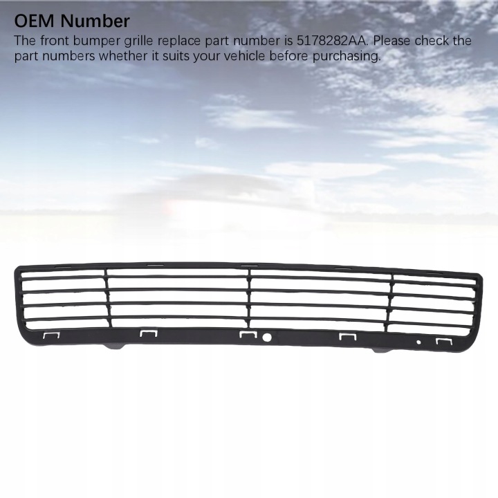 AVANT CENTER INFÉRIEURE PARE-CHOCS GRILLE GRILLE 5178282AA STYLOWY PROMOTION 7K