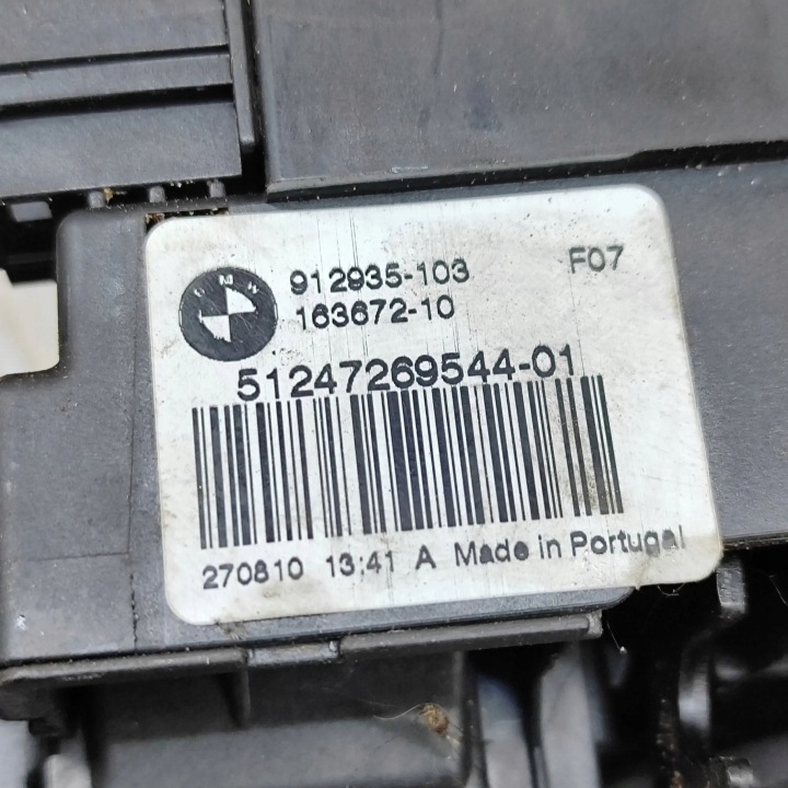 BMW 5 F10 F11 2010 SERRURE COUVERCLES DE COFFRE ARRIÈRE COUVERCLES DE COFFRE
