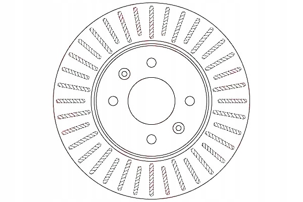 DISCS BRAKE 2 PCS. KIA FRONT RIO 11- TRW photo 2 - milautoparts-fr.ukrlive.com