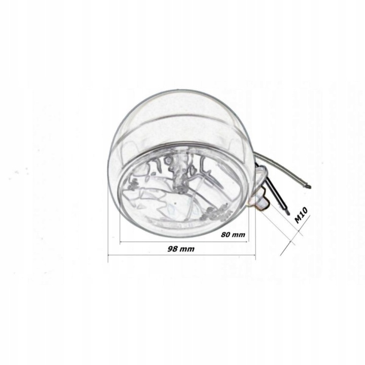 PHARES LIGHTBARY SUR PROTECTION/ARC HONDA VT1100 TOURER SC37 (17921)