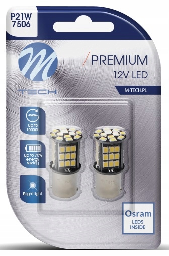 LB354W LUZ P21W OSRAM DIODO LUMINOSO LED 48XSMD2835 BLANCA CANBUS 