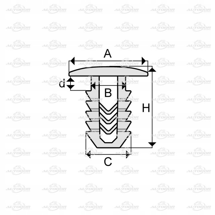 CLAMPS PINS COVER ATTACHMENT UNIVERSAL X10 