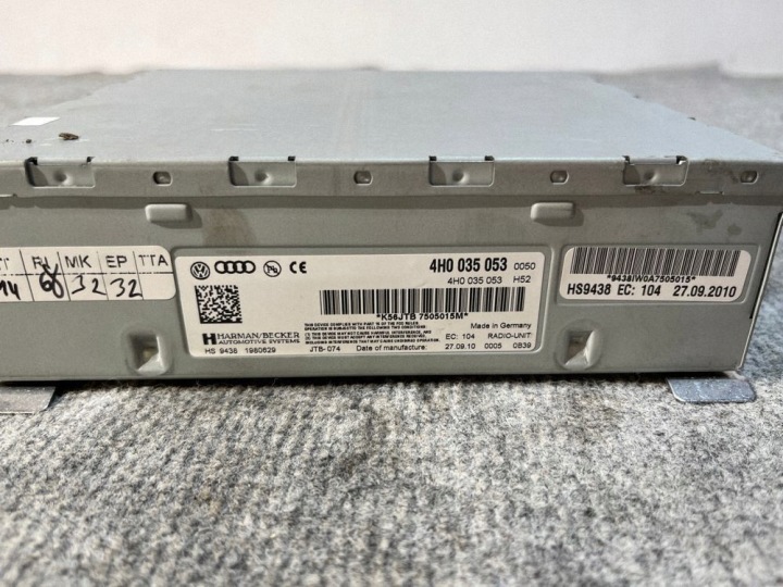 AUDI A8 D4 4H RADIO SYNTONISEUR 4H0035053