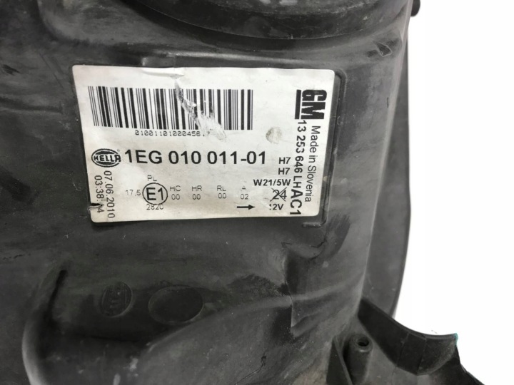 PHARE AVANT GAUCHE OPEL ASTRA IV J 09-12 1EG010011-01