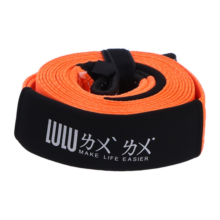 PAS GANCHO DE REMOLQUE LINA CABLE HOLOWNICZA 6 M 12 TONY COLOR NARANJA 