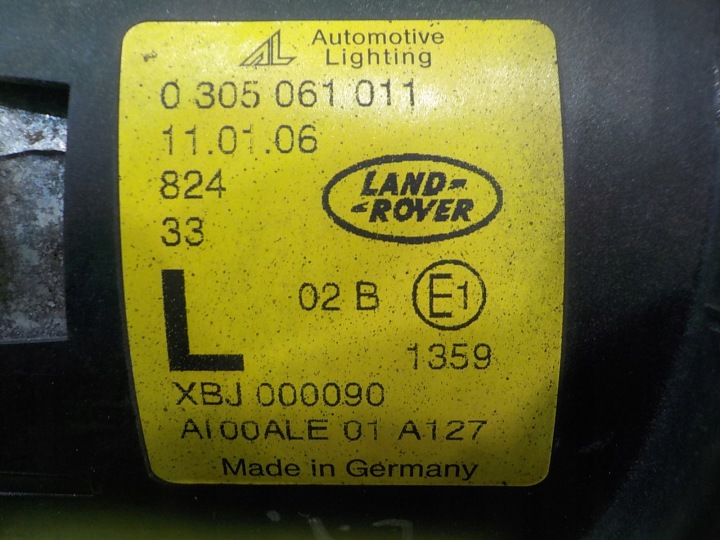 RANGE ROVER SPORT I 2.7 TD V6 05R SUV PHARES ANTIBROUILLARD GAUCHE 0305061011 XBJ000090
