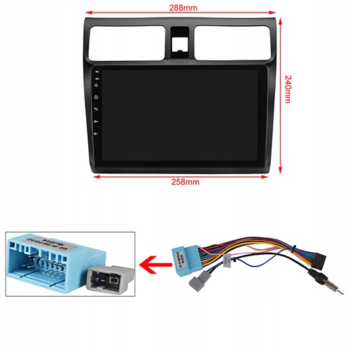 RADIO BT ANDROID SUZUKI SWIFT 2004-2010 SIM 8/128G 