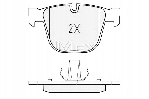 MEYLE SABOTS DE FREIN DE FREIN BMW ARRIÈRE 3 5 6 7 X5 X6 03- M photo 1 - milautoparts-fr.ukrlive.com