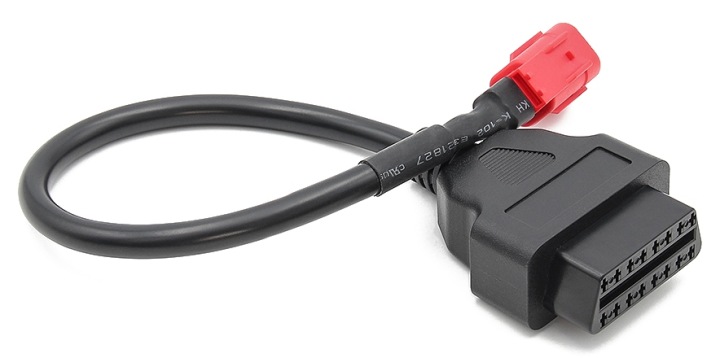 CÂBLE 6-PIN ADAPTATEUR OBD2 VERS MOTOCYCLETTES HONDA