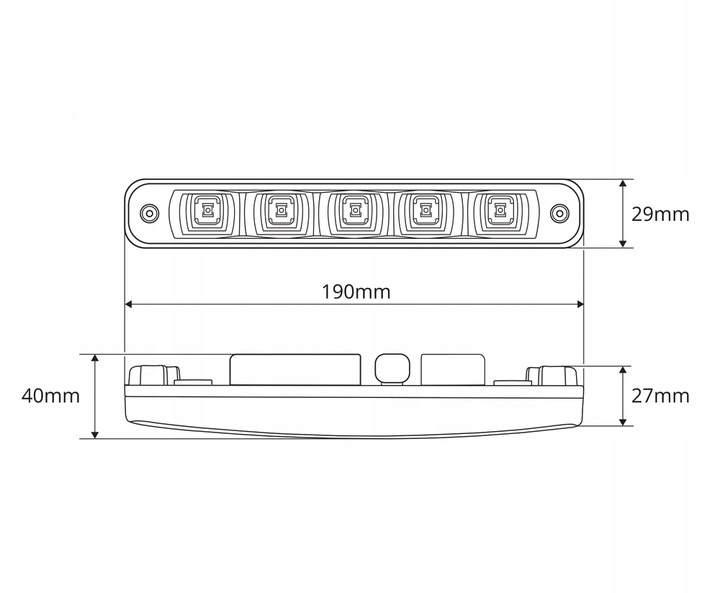 LUZ DO CONDUCTOR DE DÍA DIODO LUMINOSO LED LUZ DE DÍA DE AUTOMÓVIL DRL DIRECCIÓN 