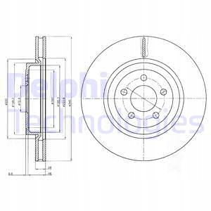 DELPHI BG9050 DISCO DE FRENADO 