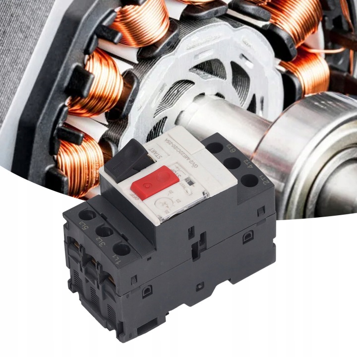 INTERRUPTEUR ZABEZPIECZAJACY AVANT PRZECIAZENIEM 3P INTERRUPTEUR OBWODU MOTEUR AC 690V GV2 ME22C