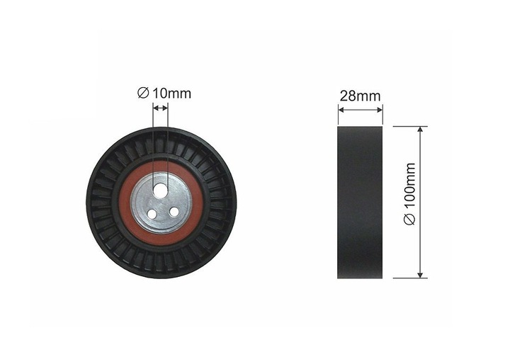 ROLLO TENSOR CORREA WIELOROWKOWEGO ALFA ROMEO 166, FIAT MAREA, LANCIA KAP 