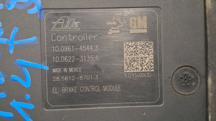 OPEL ASTRA J 1.4T POMPE ABS 10021208874