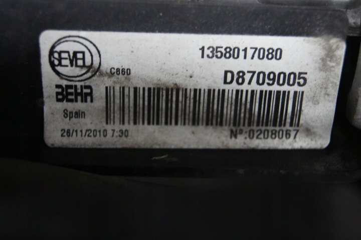 BOXER II 2.2 DIESEL JUMPER DUCATO POUTRE RADIATEUR VENTILATEUR ENSEMBLE