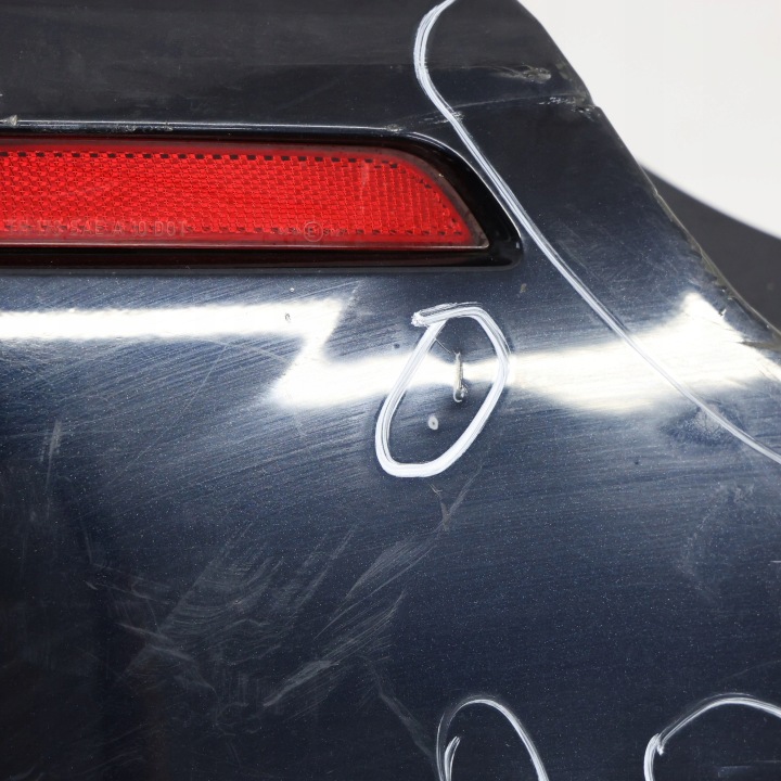 PARE-CHOCS ARRIÈRE BMW F10 MODULE PDC CARBONE NOIR NOIR METALIK 416
