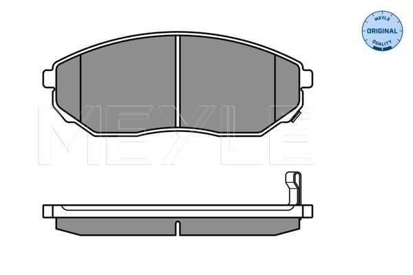 MEYLE 025 240 9217/W JUEGO ZAPATAS DE FRENADO 