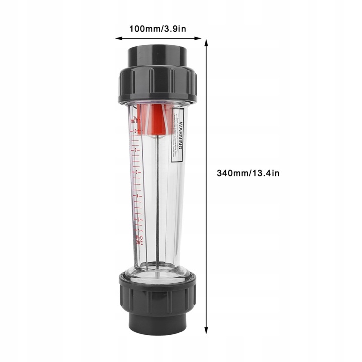 DÉBITMÈTRE LIQUIDE ROTAMETR LZS-50 (D)