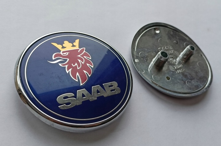 EMBLEMA INSIGNIA SAAB 9-3 93 12785871 PARTE TRASERA 