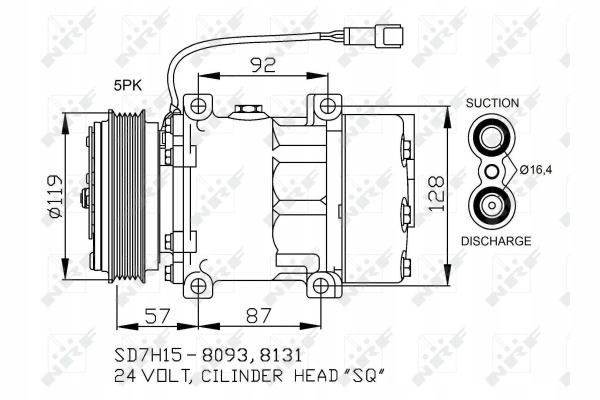 NRF 34101 VENTILADOR INTERIOR 