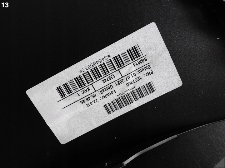PORSCHE MACAN 95B 13-21 LIFT PARE-CHOCS ARRIÈRE ARRIÈRE EN BON ÉTAT PDC