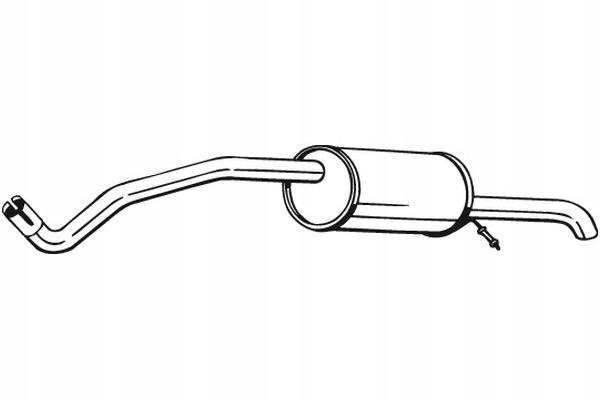 BOSAL SILENCIADOR SISTEMAS DE ESCAPE PARTE TRASERA SKODA ROOMSTER ROOMSTER PRAKTIK 