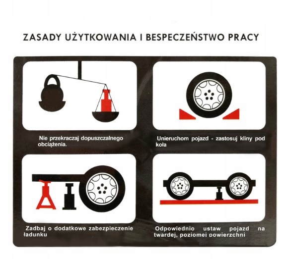 ÉLÉVATEUR NISKOPROFILOWY ZABA HYDRAULIQUE CRIC ZABA 2,5T