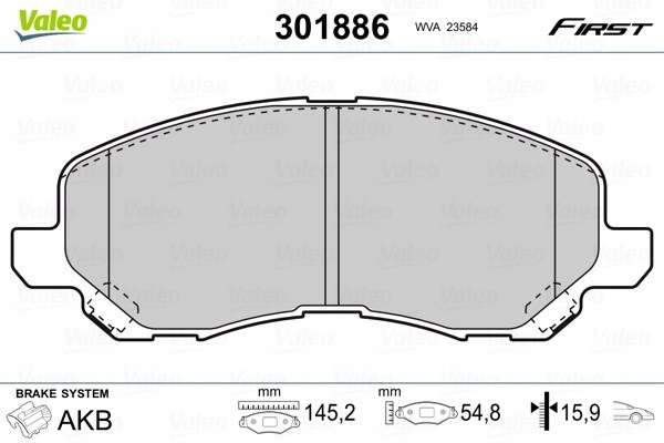 ZAPATAS DE FRENADO MITSUBISHI ECLIPSE 01- (D866 