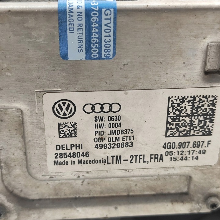 VOLKSWAGEN PASSAT B8 2018 DROITE CÔTÉ PHARE AVANT