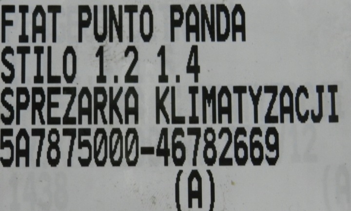 COMPRESSEUR DE CLIMATISATION FIAT STILO PUNTO SCSB06