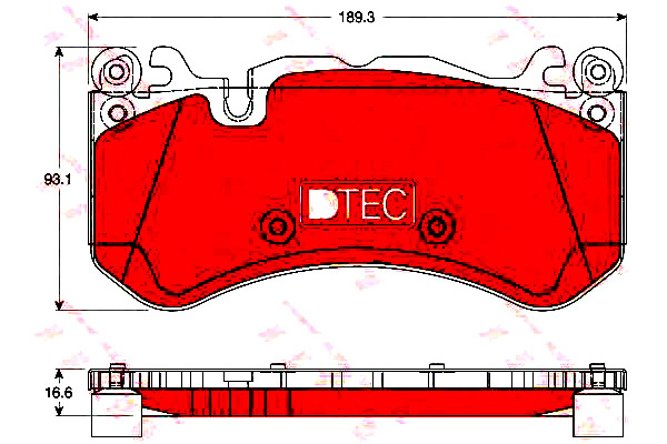 ZAPATAS DE FRENADO MERCEDES PARTE DELANTERA W204 W212 X218 R23 